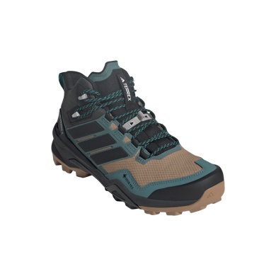 adidas Trekking Hiking Shoes Terrex Skychaser Mid GTX (waterproof) black/green/brown men's