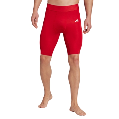 adidas Sport Tights Techfit (elastic waistband) short red men's