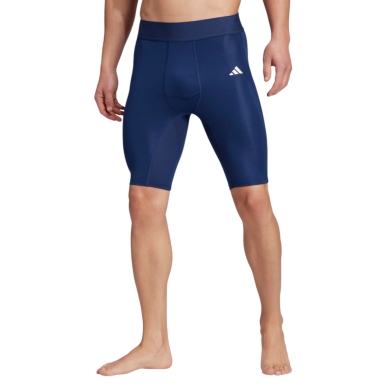 adidas Sport Tights Techfit (elastic waistband) short navy blue men's