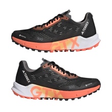 adidas Trail Running Shoes Terrex Agravic Flow 2.0 GTX (waterproof) black/orange ladies