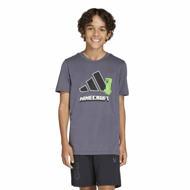 adidas Training T-shirt Minecraft grey boys