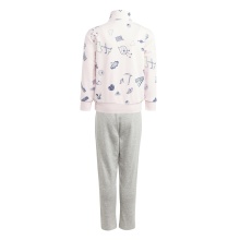 adidas tracksuit Brand Love (cotton) pink/grey girls