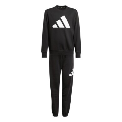 adidas Essentials Jogger Tracksuit (Cotton) black Kids