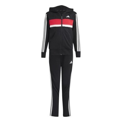 adidas Tracksuit Seasonal Essentials Tiberio 3-Stripes black/white/red boys