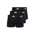 adidas underwear boxershorts trunk active flex cotton black men's - 3 pieces