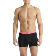 adidas underwear boxershorts trunk Climacool Active Micro Flex Eco black/grey/pink men's - 3 pieces