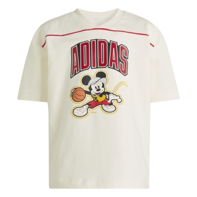 adidas leisure t-shirt Disney Mickey Mouse tee (cotton) beige children