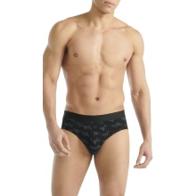 adidas Underwear Slip Brief Active Flex Cotton - black/teal blue/grey - 3 pieces
