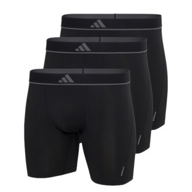adidas underwear boxershorts briefs active micro flex eco black men's - 3 pieces
