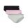 adidas underwear bikini briefs (perfect fit) black/grey/pink ladies - pack of 3