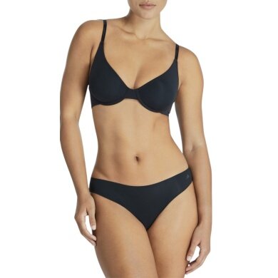 adidas underwear slip bikini sport active light flex black ladies - 2 pieces