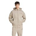 adidas Z.N.E. Zip Hoodie (Cotton/Polyester) beige Men's