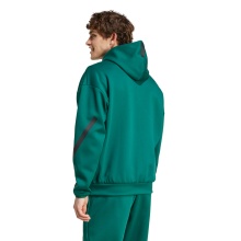 adidas Z.N.E. Zip Hoodie (Cotton/Polyester) green Men's