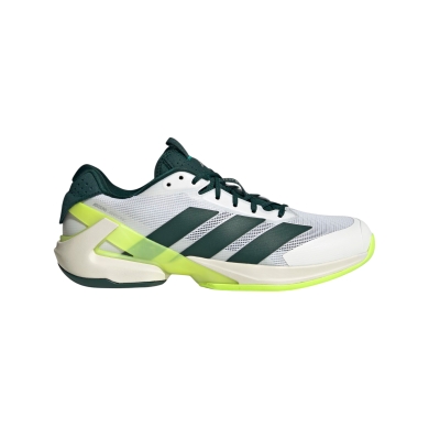 adidas tennis shoes adizero Ubersonic 5 Allcourt/lightweight white/green/lime men's