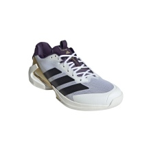 adidas tennis shoes adizero Ubersonic 5 Allcourt/Lightweight 2025 white/black/gold men's