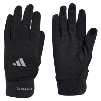adidas Running Gloves Run Glove Conv CLIMAWARM (reflective details) black - 1 pair
