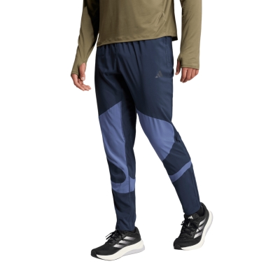 adidas Own The Run Aeroready Long Training Trousers Navy Blue Men's