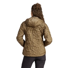 adidas Terrex Xperior PrimaLoft Loose Fill Hooded Insulation Jacket olive green ladies