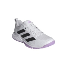 adidas Indoor Court Shoes Court Team Bounce 2 white/lavender ladies