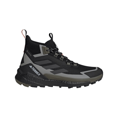 adidas Terrex Free Hiker 2.0 GTX Hiking MID (waterproof) black/carbon/olive men's walking shoes