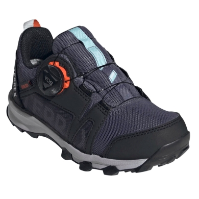 adidas Trail Running Shoes Terrex Agravic Boa Rain.RDY Low (waterproof) navy blue/black children