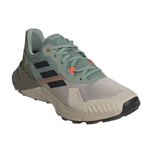 adidas Trail Running Shoes Terrex Soulstride 2025 beige/green/olive green men's