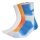 adidas Sports Socks Crew Tie-Dye orange/blue/white - 3 pairs