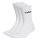 adidas Sports Socks Linear Crew Cushioned (Cotton, fully padded) white - 3 pairs