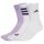 adidas Sportsocks Logo Pack (Cotton Blend) white/plum violet - 3 pairs