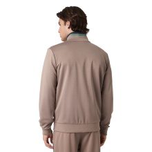Fila Leisure Sports Jacket Sagano (Sweat Jacket, 100% Polyester) Full Zip - taupe brown Men's