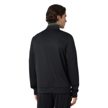 Fila Leisure Sports Jacket Sagano (Sweat Jacket, 100% Polyester) Full Zip - Black Men's