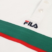 Fila Leisure Polo Sagano Pique (100% Cotton) white Men's