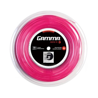 Gamma Tennis String Moto (Durability + Spin) pink 100m reel