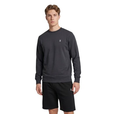 Hummel leisure pullover hmlPULSE sweat crewneck dark grey men's