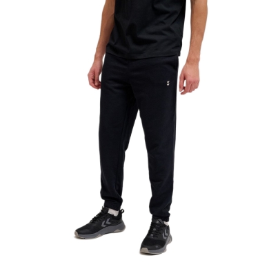 Hummel hmlPULSE Sweat Pants (Cotton, high wearing comfort) long black men's
