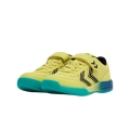 Hummel Hallen Indoor Shoes Multiplay Flex VC (Velcro) lime green/blue children