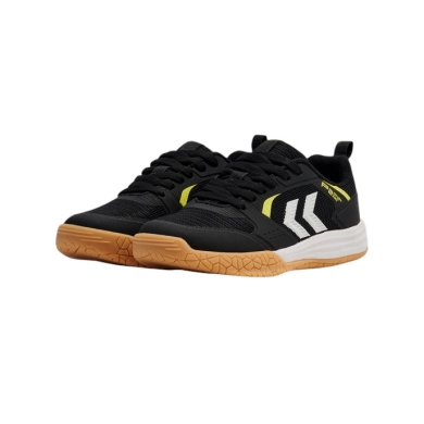 Hummel Hallen indoor shoes PIII Power Plaz Pro LC black/white/yellow children