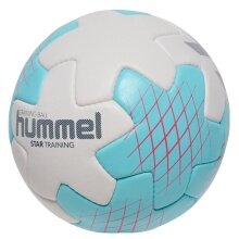 hummel Handball hmlSTAR Training HB (Size 3) white/light blue - 1 piece