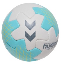 Hummel Handball hmlSTAR Training HB (Size 1) white/light blue/yellow - 1 piece