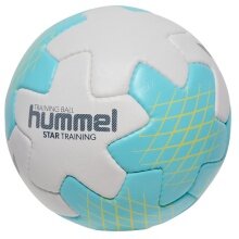 Hummel Handball hmlSTAR Training HB (Size 1) white/light blue/yellow - 1 piece