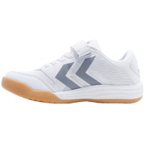 Hummel Hallen Indoor Shoes Multiplay Stable VC White/Grey Children