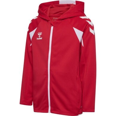 Hummel hmlCORE 2.0 Full-Zip Hoodie (100% recycled Polyester) red/white Children