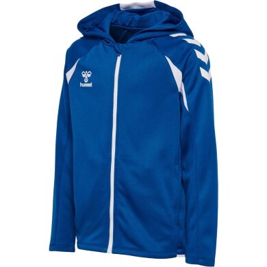 Hummel hmlCORE 2.0 Full-Zip Hoodie (100% recycled Polyester) blue/white Kids