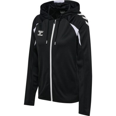 Hummel hmlCORE 2.0 Full-Zip Hoodie (100% recycled Polyester) black/white ladies