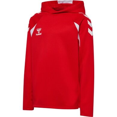 Hummel hmlCORE 2.0 Hoodie (100% recycled polyester) red/white children