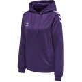 hummel Sport Hoodie hmlCORE XK Poly Sweat Hoodie (Polyester Sweat Fabric) with Hood Purple/White Women