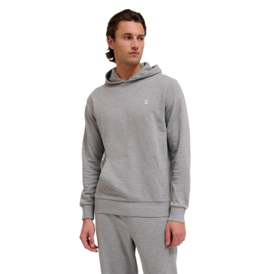 Hummel hmlPULSE Sweat Hoodie (Cotton, comfortable fit) grey Men's