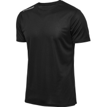 Hummel Run Shirt hmlRUN Jersey (breathable, optimal freedom of movement) black men's