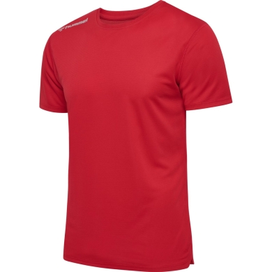 Hummel Run Shirt hmlRUN Jersey (breathable, optimal freedom of movement) red men's
