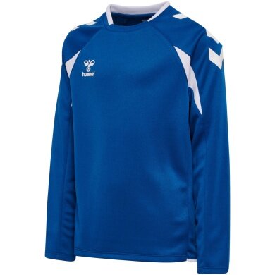 hummel Pullover hmlCORE 2.0 Crew Neck (100% recycled Polyester) blue/white Children